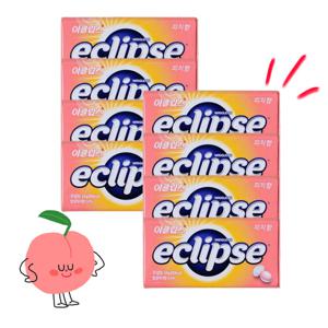 이클립스 피치향 34g x 8개 금연사탕 복숭아향 입냄세제거 무설탕 캔디