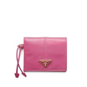 프라다 로고 장식 레더 지갑 1MV2042CYR