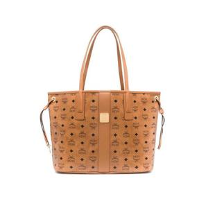 엠씨엠 리즈 리버서블 미디엄 토트 백 MWPCSVI01COGNAC