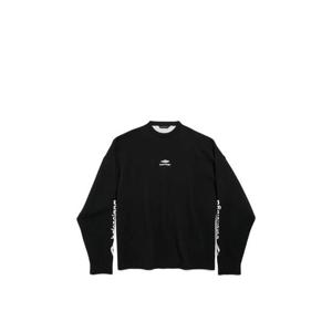 발렌시아가 로고 프린트 스웨트셔츠 857094T17691070