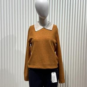 올리비아로렌 MG01 배색카라 풀오버 니트 VOCBL3W9341