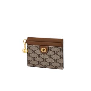 브라운 로고장식 가죽 카드지갑 HIHO6E861W2