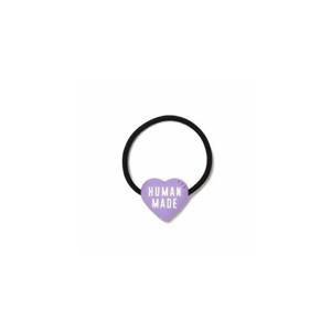 휴먼메이드 하트 로고 러버 헤어 밴드 퍼플 HM29GD153