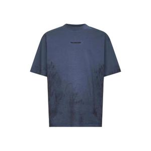 발렌시아가 로고 프린트 코튼 티셔츠 764235TTVF93364