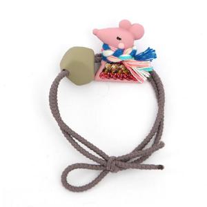 목도리 쥐 머리끈 큐빅 포인트 헤어슈슈