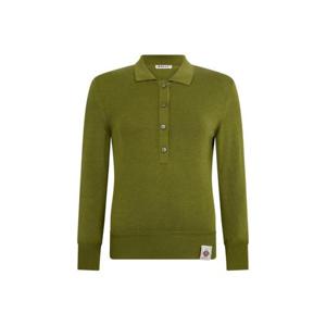 발리 버튼 로고 디테일 폴로 탑 WKN0APSE181