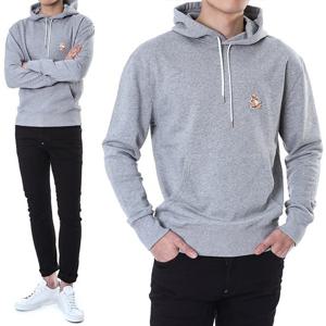 메종키츠네 트리플폭스 자수패치 후드티/IU00355KM0001 GRM