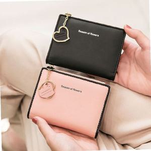 하트링 배색 반지갑 ELZ-006