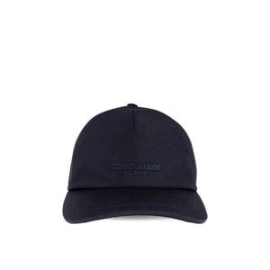 조르지오아르마니 로고 장식 캡 모자 GM003507TE19887