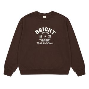 [에꼴리에][가을]브라운 레이어드 맨투맨티 25QT455