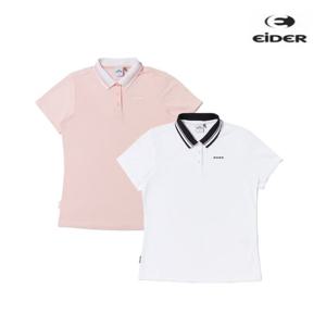 아이더 (DWM23287_W2) POP PQ 여성 반팔 폴로 티셔츠 (White)