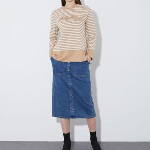 올리비아로렌 DP01 라운드 스트라이프 배색티셔츠 VOCAL4S2231