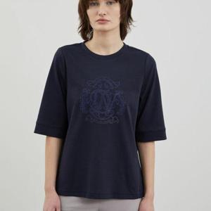 올리비아로렌 HC14 자수 티셔츠 VOCAS4M4131