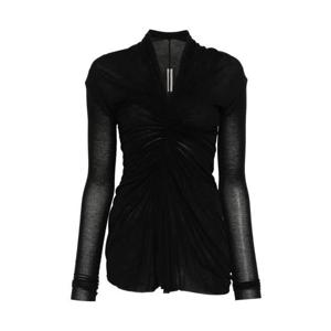 릭오웬스 래디언스 드레이프 V넥 탑 RP01F6201JS