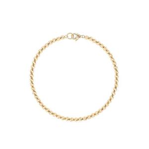 로이드 데일리 컷팅 3mm 볼 14K 골드 팔찌 LWB25016G