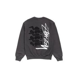 스투시 스케이트 스택 크루 페이디드 블랙 1915178