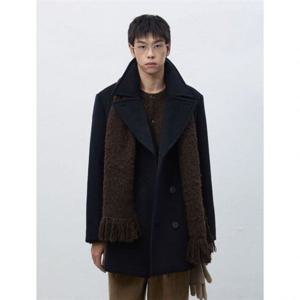 제너럴아이디어 MAN 울 블렌디드 더블 피코트 [DEEP NAVY] SBE4M10015 383432