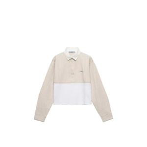 프라다 샴브레이 앤 저지 폴로 셔츠 GFT029SOOO19B8