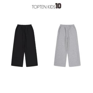 탑텐키즈 MKF5PT3902 공용 에센셜 소프트 테리 와이드 스웨트팬츠