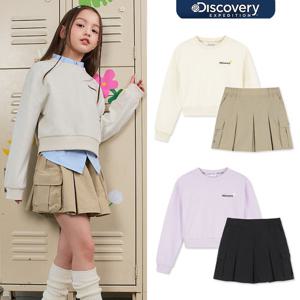 디스커버리키즈 여아 맨투맨+큐롯팬츠 2SET DKAZ24061