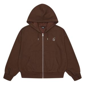 [에꼴리에]여아용 더블직 세미크롭 후드 점퍼 25C1751 BR