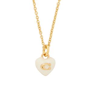 [한정특가] 26SS 코치 하트 여성 목걸이 551685 GLD 100