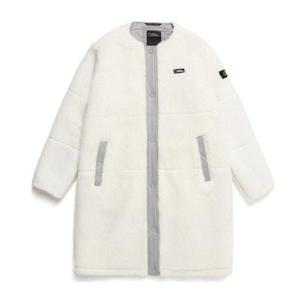 내셔널지오그래픽 N234WFJ130 여성 웨이젤라 플리스 뽀글이 롱기장 집업 점퍼 331903