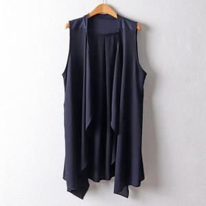 [강물처럼]아이우먼 셔링훌여름롱베스트 BGD935M408 빅사이즈 (1