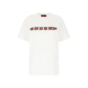 구찌 프린트 반팔 티셔츠 788093XJGL6 9074 WHITE MC