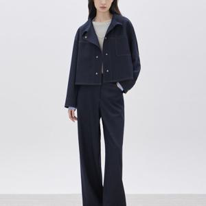 [쥬크]데님라이크 하이넥 점퍼  Z261MSJ011