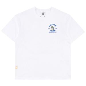 내셔널지오그래픽 라텔 리젠 동물 스몰 그래픽 세미오버핏 반팔티셔츠 N262UTS061 010