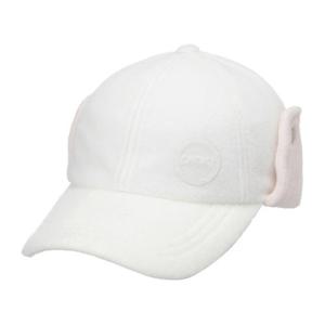 핑골프모자 NQC 121D4CP951_WH 여성 플리스 귀달이 볼캡