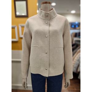 [BCBG]하이넥 숏 핸드메이드 코트 B6A1H805