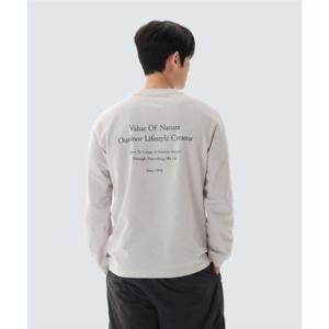 스노우피크 SNOWPEAK APPAREL 소로나 레터링 긴팔 티셔츠 (S26SUFTL62) Ice Gray S26SUFTL62IG 337565