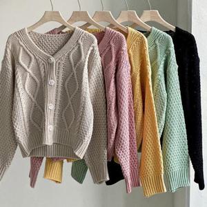 [강물처럼]빅사이즈꽈배기가디건 T982L504 나들이피셔니트가디건