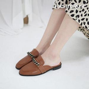 [디자이어로즈][디자이어로즈] 여성 체인 클래식 뮬 블로퍼 3cm