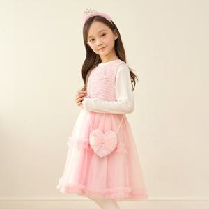 [로엠걸즈(아동)]보석 가방 트위드 샤원피스 RGOW26W1P