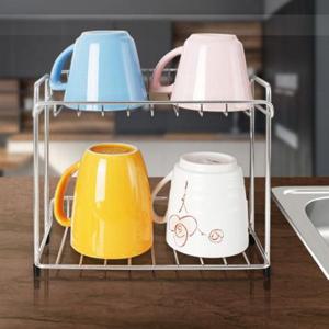 수납정리선반 H-테이블선반 (소)/주방 미니 다용도 렉 컵선반 수납