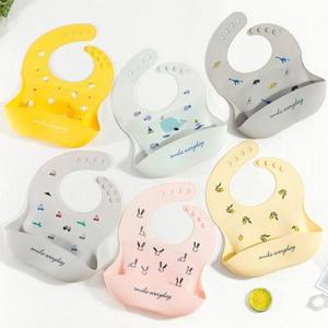 턱받이 소프트 파스텔 아동 실리콘 턱받이(원사이즈) 204449