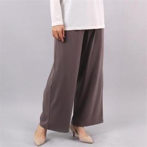 [강물처럼]빅사이즈사랑해요 4098L208 찰랑 끈 와이드 바지 WW (