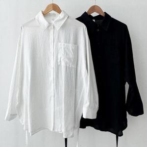 [강물처럼]빅사이즈카라남방 U212L504 하루카라포켓아사끈남방 G