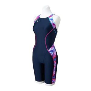 [리디아넬]미즈노 여자 공인 반전신 수영복 5부 A1183461 (42765