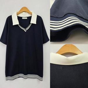 [강물처럼]아이우먼 코인줄밴딩세라반팔티 BSU325M504 빅사이즈