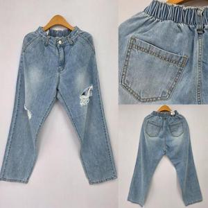 [강물처럼]아이우먼 앞트임쫀득데님팬츠 LOU304M504 빅사이즈 (3