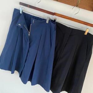 [강물처럼]빅사이즈스커트 Q888L504 아노락밴딩집업밴딩치마 RA