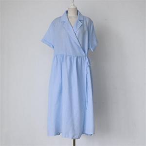 [강물처럼]아이우먼 체크카라랩롱원피스 WBN126M208 빅사이즈 (8