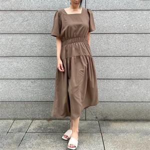 [강물처럼]아이우먼 큐티셔링밴딩롱원피스 SMN092M208 빅사이즈