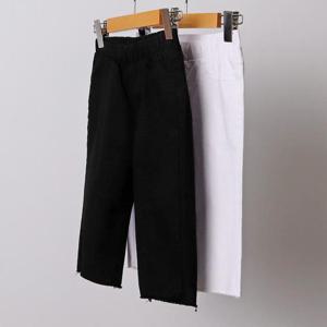 [강물처럼]빅사이즈면바지 I868L211 심플통밴딩5부반바지 LO (33