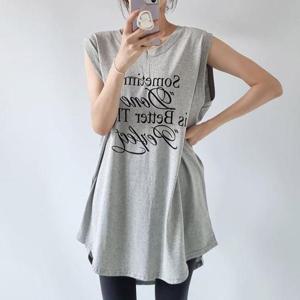 [강물처럼]아이우먼 포시즌베이직코튼롱나시 NSU495M505 빅사이