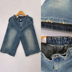 [강물처럼]아이우먼 시원한밴딩데님6부팬츠 LOU459M505 빅사이즈